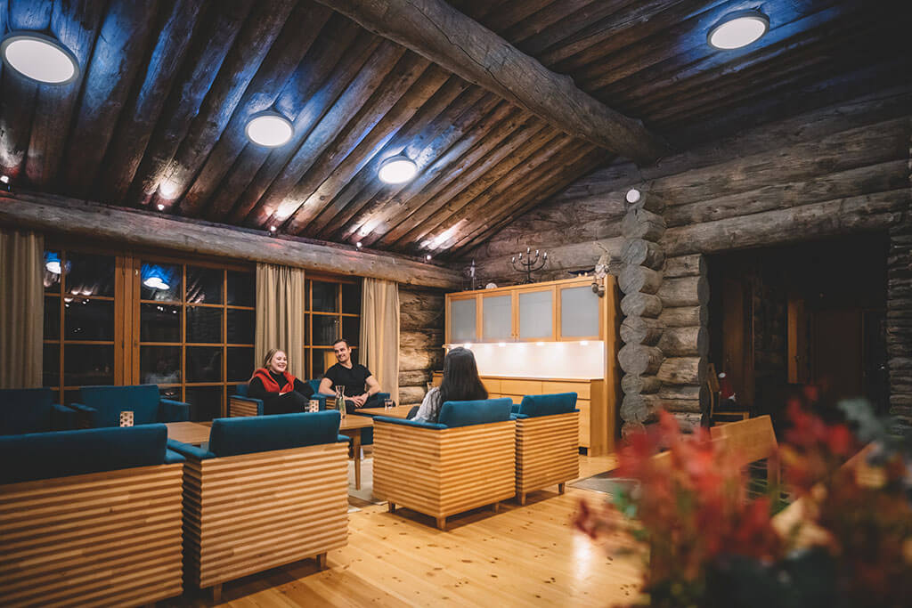 Log Villa Borealis Luosto