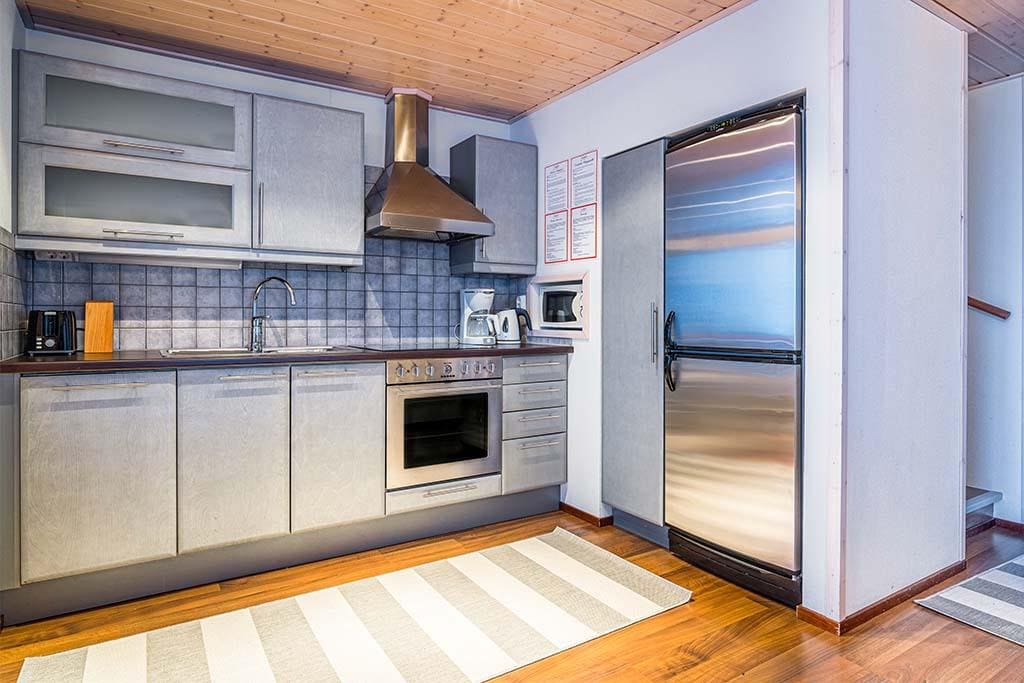 Santas Chalets Rakka Kilpisjarvi Kitchen Apartment
